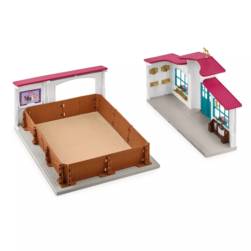 schleich jazdecká hala Peppertree, akčné/dobrodružné, jazdecký turnaj, kone, 5 rok(y), viacfarebné, plast