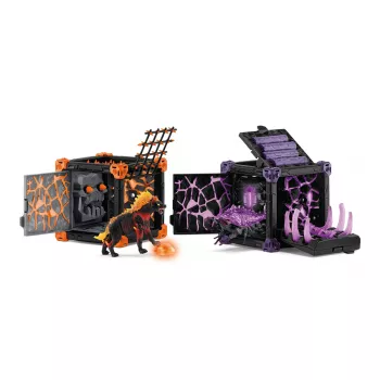 Akčná/dobrodružná hra Schleich BattleCave Arena láva vs. tieň viacfarebné