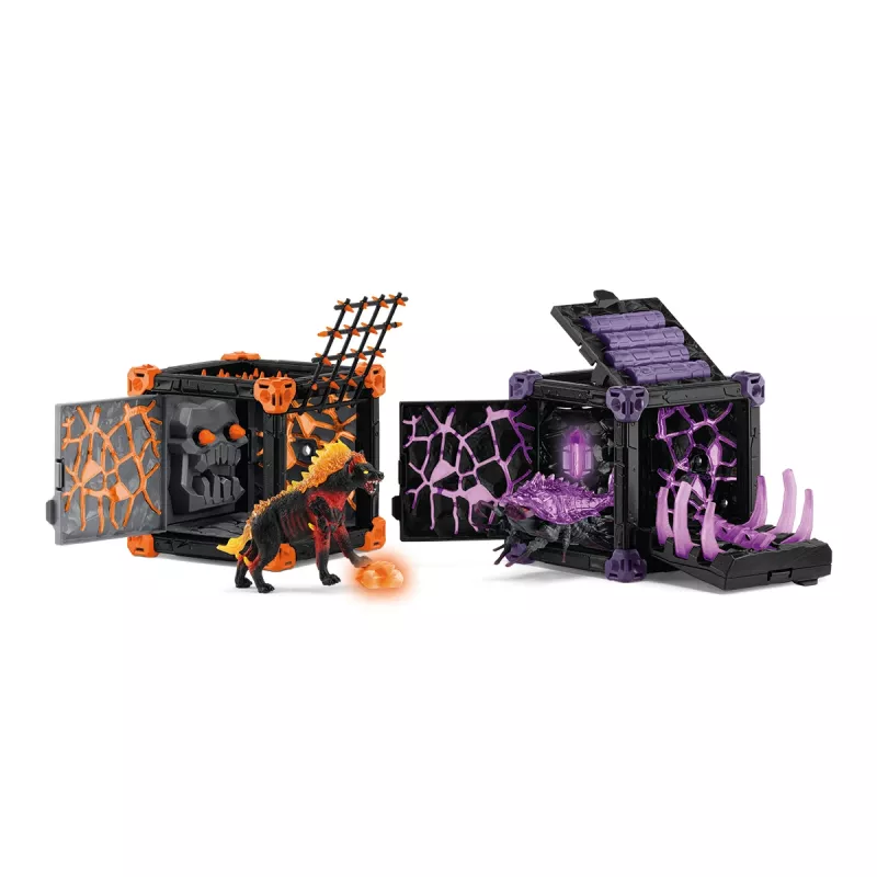 Akčná/dobrodružná hra Schleich BattleCave Arena láva vs. tieň viacfarebné
