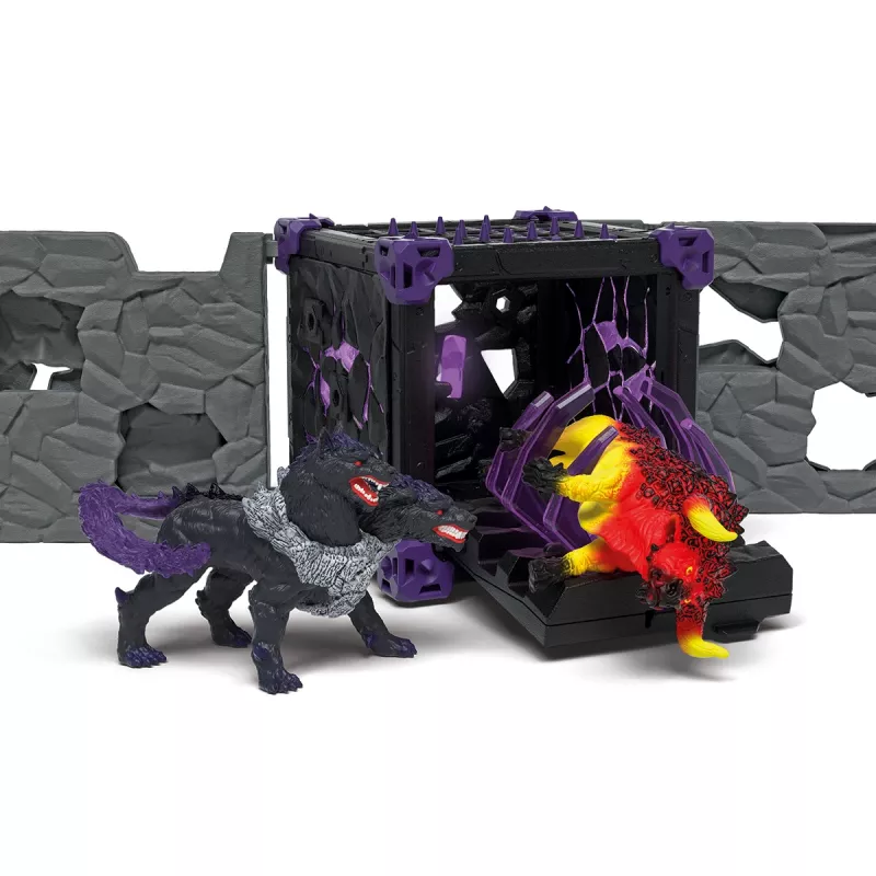 Akčná/dobrodružná hra Schleich BattleCave Arena láva vs. tieň viacfarebné
