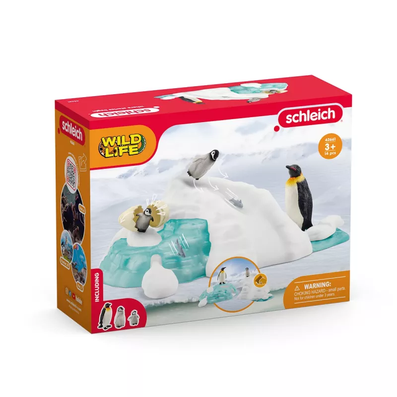 Schleich Penguin Family Fun hracia figúrka viacfarebné 42661