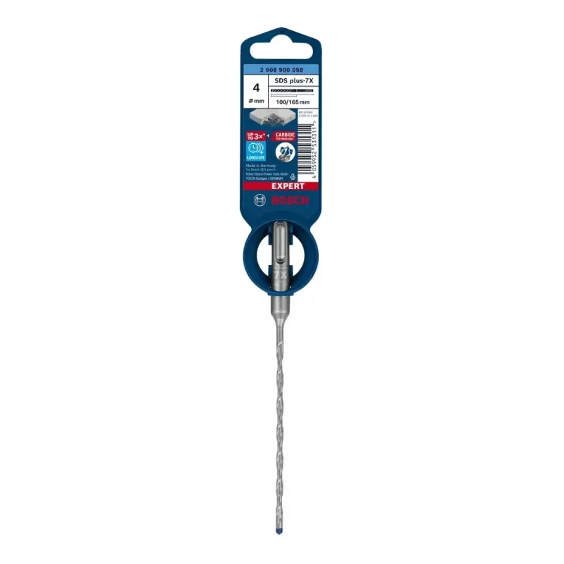 Vrták Bosch SDS plus-7X 4 mm 165 mm 1 kus
