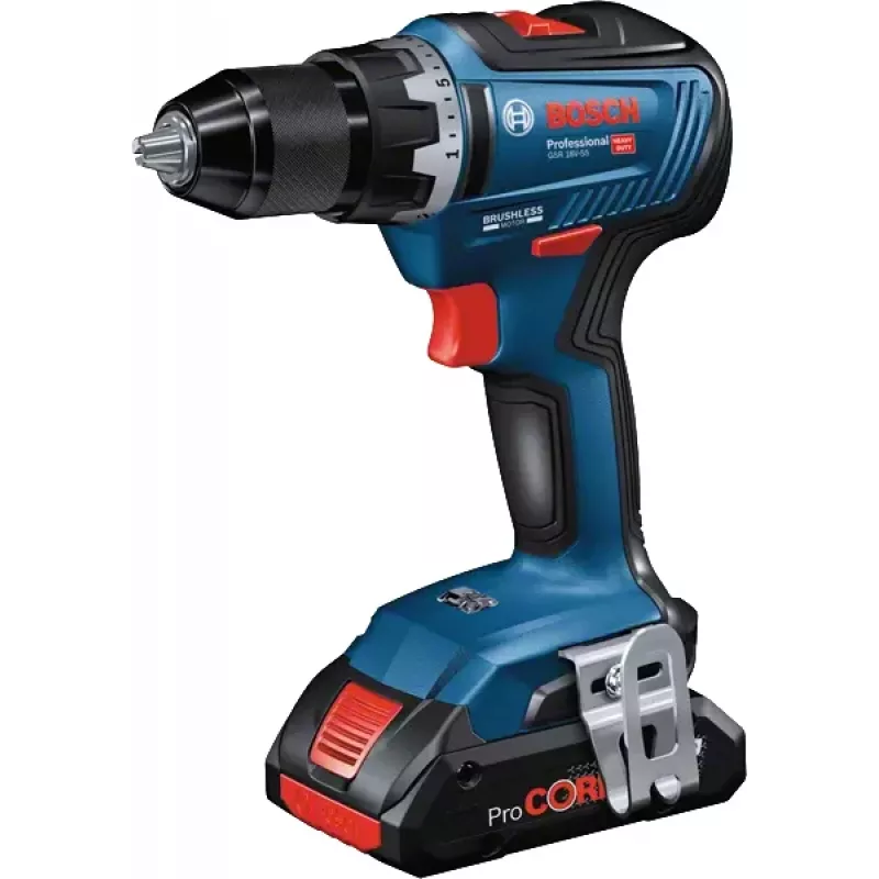Bosch GSR 18V-55 1800 ot/min 1 kg čierna, modrá