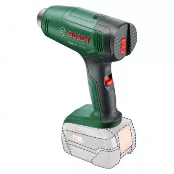 Bosch EasyHeat 18V-500 akumulátorová teplovzdušná pištoľ, Solo (bez batérie a nabíjačky), zelená/čierna