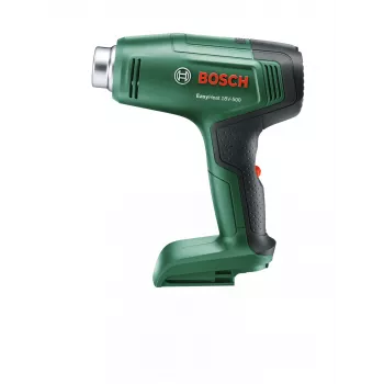 Bosch EasyHeat 18V-500 akumulátorová teplovzdušná pištoľ, Solo (bez batérie a nabíjačky), zelená/čierna