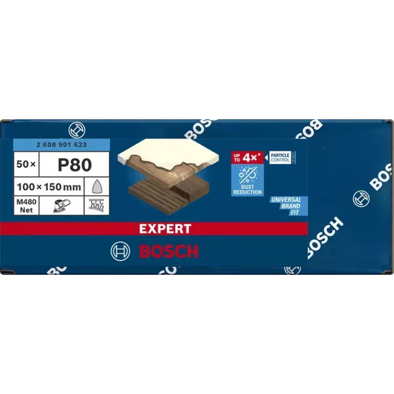 Brúsna sieťka Bosch Expert M480 50 ks