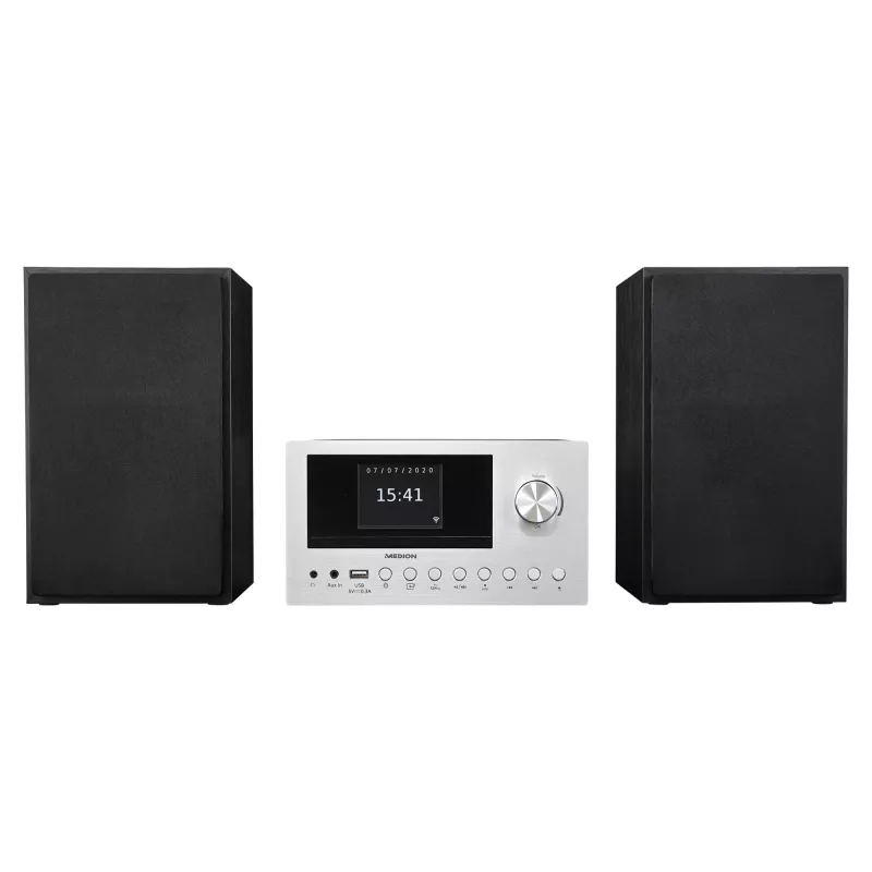 MEDION LIFE P85003 domáci audio mikrosystém 30 W čierna, strieborná