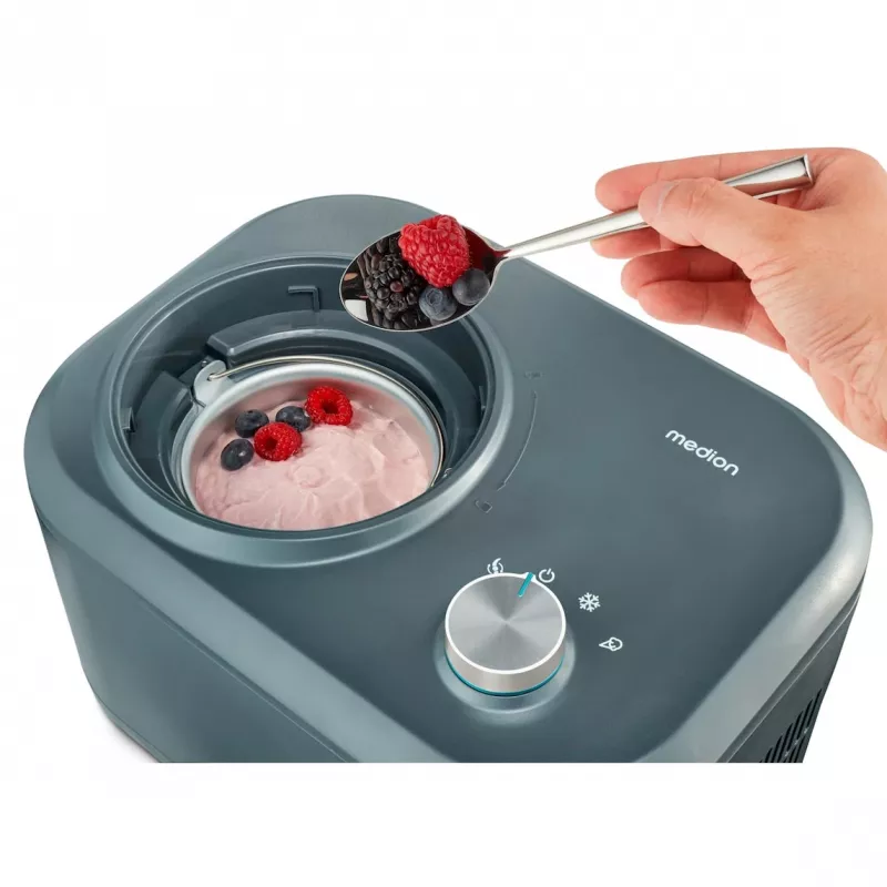 MEDION MD 10169 kompresorový stroj na zmrzlinu 1 L 100 W modrý