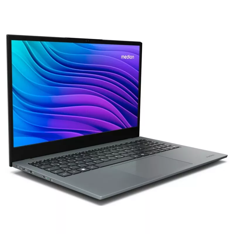 MEDION E15443 Intel Core Ultra 5 125H notebook 39,6 cm (15,6 inch) Full HD 16 GB DDR5-SDRAM 512 GB SSD Windows 11 Home sivý