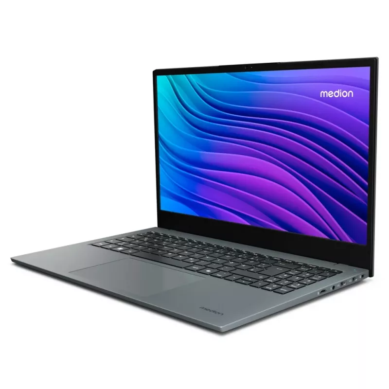 MEDION E15443 Intel Core Ultra 5 125H notebook 39,6 cm (15,6 inch) Full HD 16 GB DDR5-SDRAM 512 GB SSD Windows 11 Home sivý