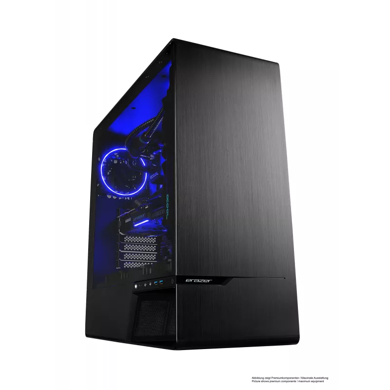 ERAZER Enforcer X10 Intel® Core™ i7 i7-14700KF 32 GB DDR5-SDRAM 1 TB SSD NVIDIA GeForce RTX 4070 Ti Super Windows 11 Home stolový počítač čierny