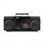 Hudobný systém MEDION LIFE P66538 — 20 W, 2-pásmový reproduktor, DAB+/FM/PLL, Bluetooth, LCD displej, čierny