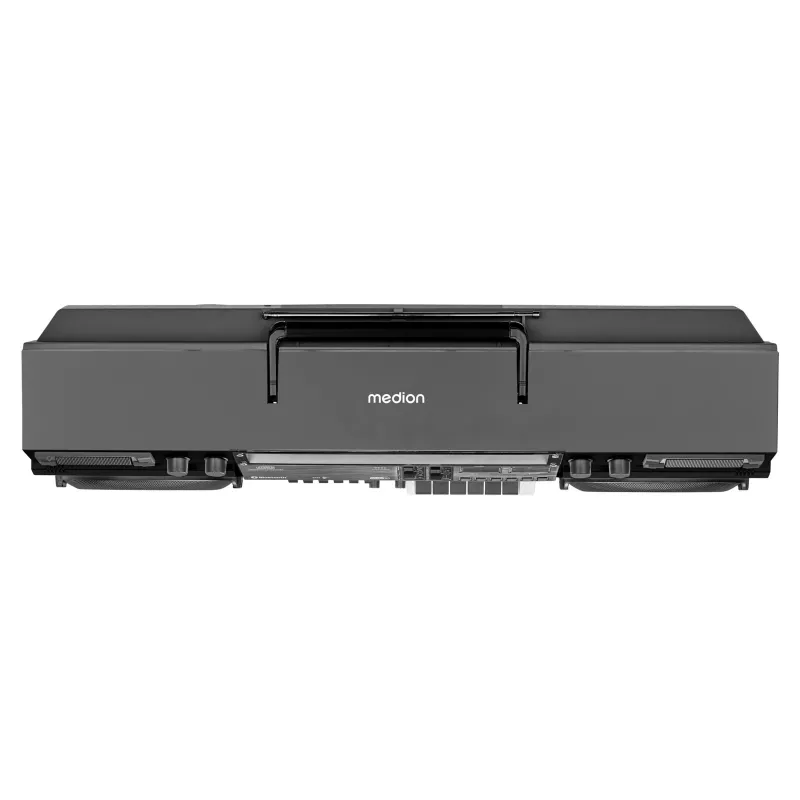 Hudobný systém MEDION LIFE P66538 — 20 W, 2-pásmový reproduktor, DAB+/FM/PLL, Bluetooth, LCD displej, čierny