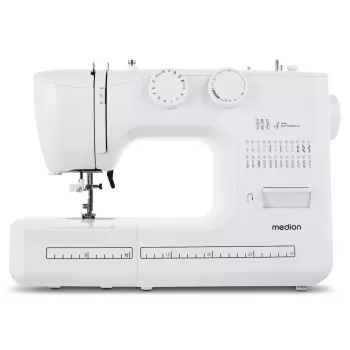 Šijací stroj MEDION LIFE SM60 elektrický 60W 3 cievky biely