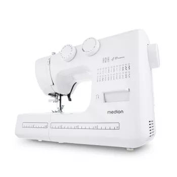 Šijací stroj MEDION LIFE SM60 elektrický 60W 3 cievky biely