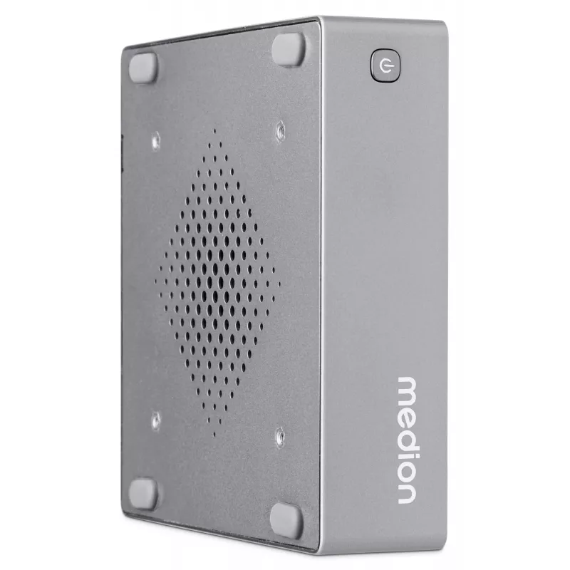 MEDION S06 MD35300 Intel® Core™ i5 i5-1335U 16 GB DDR4-SDRAM 512 GB SSD mini PC strieborný
