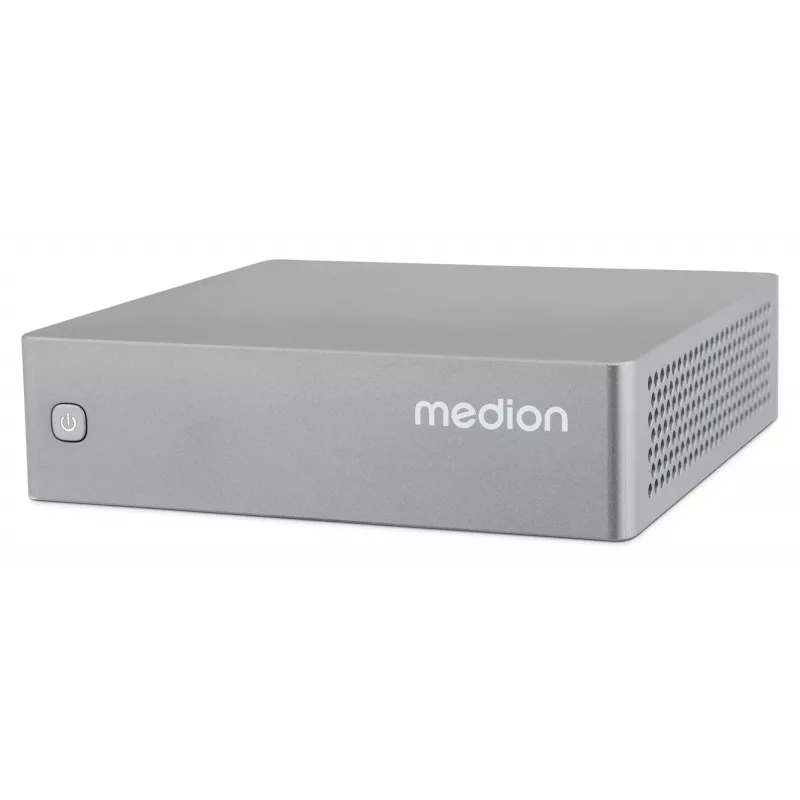 MEDION S06 MD35300 Intel® Core™ i5 i5-1335U 16 GB DDR4-SDRAM 512 GB SSD mini PC strieborný