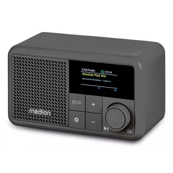 MEDION LIFE S66822 Prenosné digitálne rádio sivá