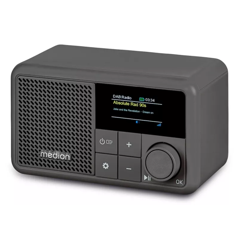 MEDION LIFE S66822 Prenosné digitálne rádio sivá