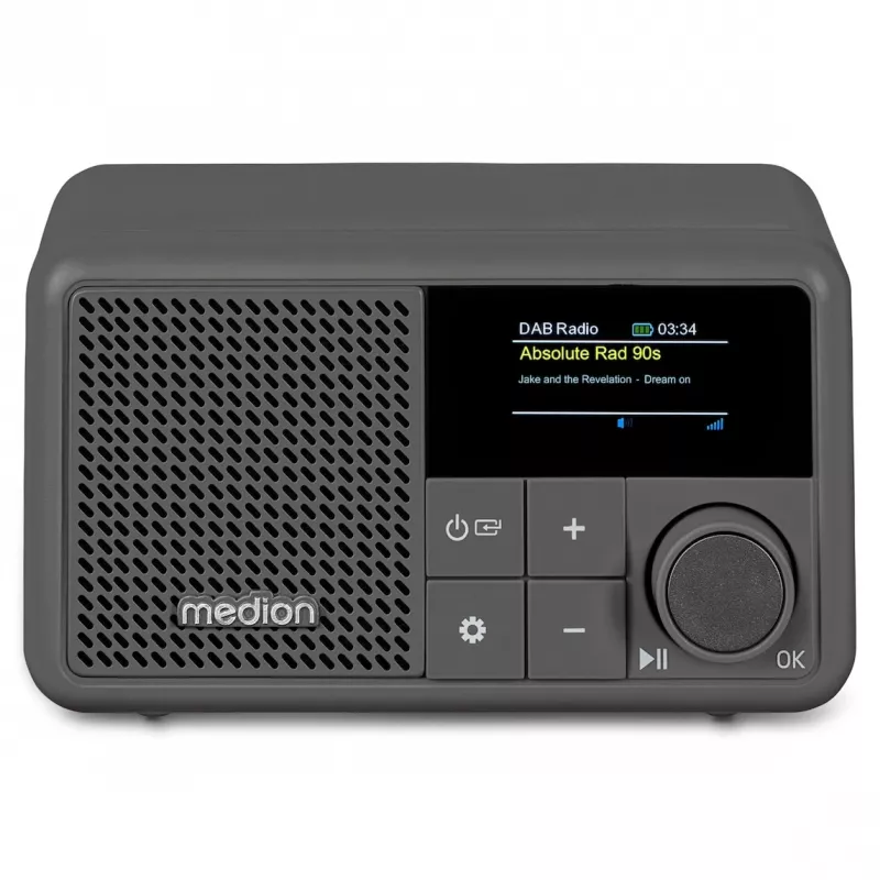 MEDION LIFE S66822 Prenosné digitálne rádio sivá