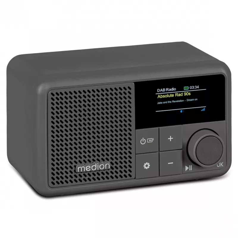 MEDION LIFE S66822 Prenosné digitálne rádio sivá