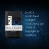 ERAZER Bandit P20 MD35462 Intel Core Ultra 7 265F 32 GB DDR5-SDRAM 1 TB SSD NVIDIA GeForce RTX 5070 Windows 11 Tower PC čierna