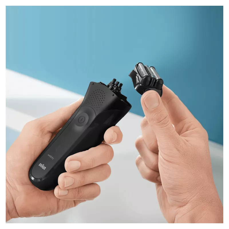 Braun Series 3 300s fóliový holiaci strojček zastrihávač čierny