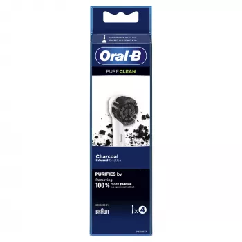 Oral-B Pure Clean náhradné hlavice zubnej kefky, 4 ks, biele (350053)