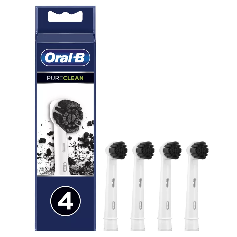 Oral-B Pure Clean náhradné hlavice zubnej kefky, 4 ks, biele (350053)