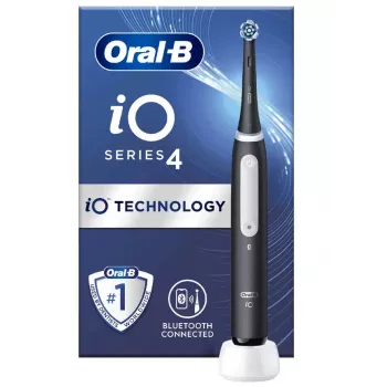 Oral-B iO 4 rotačná zubná kefka pre dospelých čierna