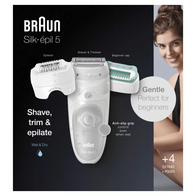 Braun Silk-épil 5 81770430 epilátor 28 pinzet biela