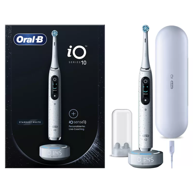 Oral-B iO Series 10 zubná kefka pre dospelých rotačno-oscilačná biela