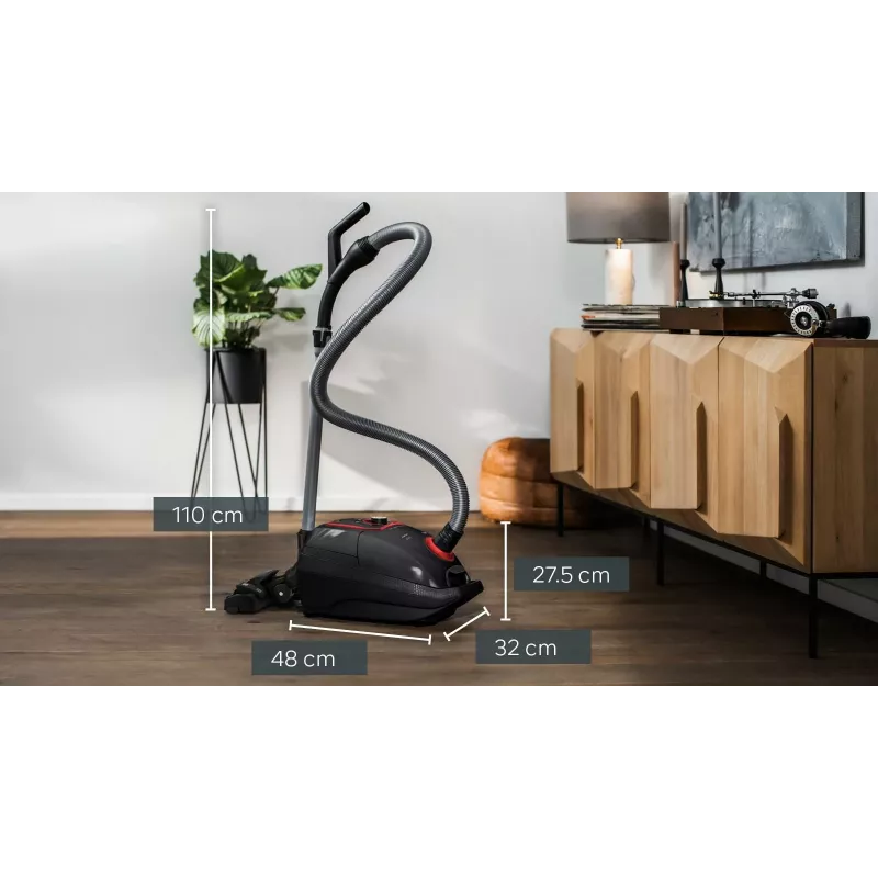 Siemens VSZ7XTRM podlahový vysávač 5 l valcový vysávač suchý 750 W vrecká na prach