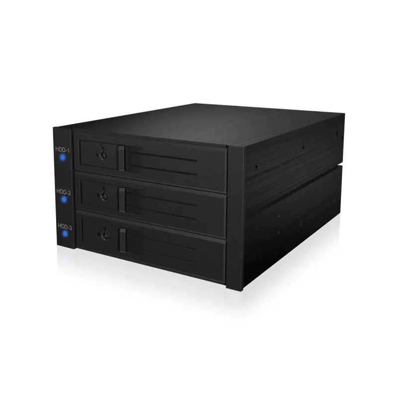 ICY BOX IB-573SSK-12G 8,89 cm (3,5 palca) backplane čierny