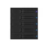 ICY BOX IB-575SSK-12G 8,89 cm (3,5 palca) backplane čierny