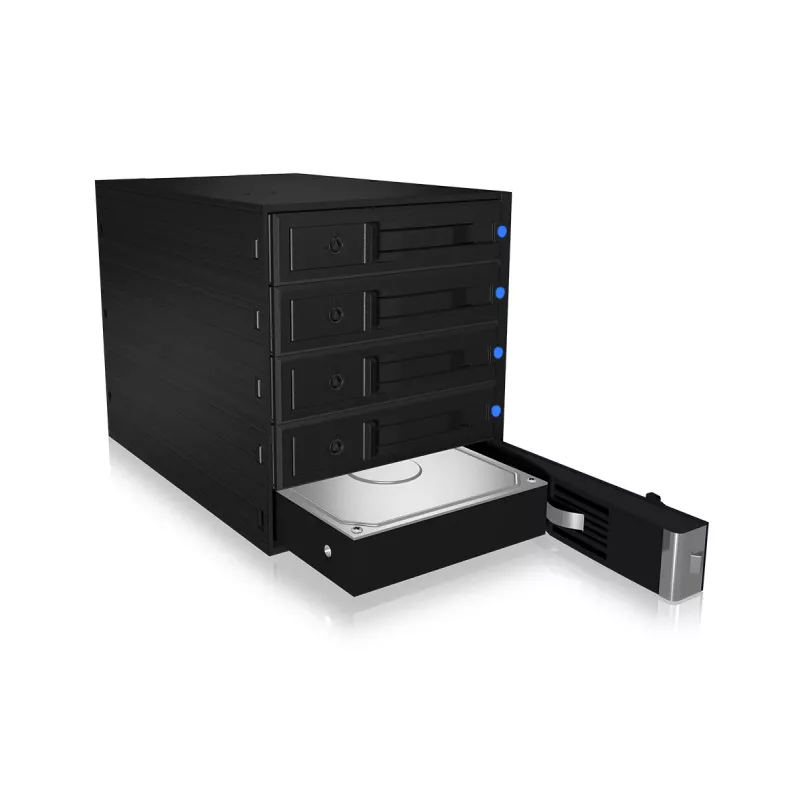 ICY BOX IB-575SSK-12G 8,89 cm (3,5 palca) backplane čierny
