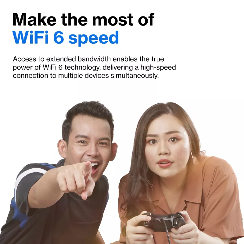 Linksys AX5400 Whole Home Mesh WiFi 6 dvojpásmový systém, balenie 2 ks