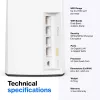 Linksys AX5400 Whole Home Mesh WiFi 6 dvojpásmový systém, balenie 2 ks