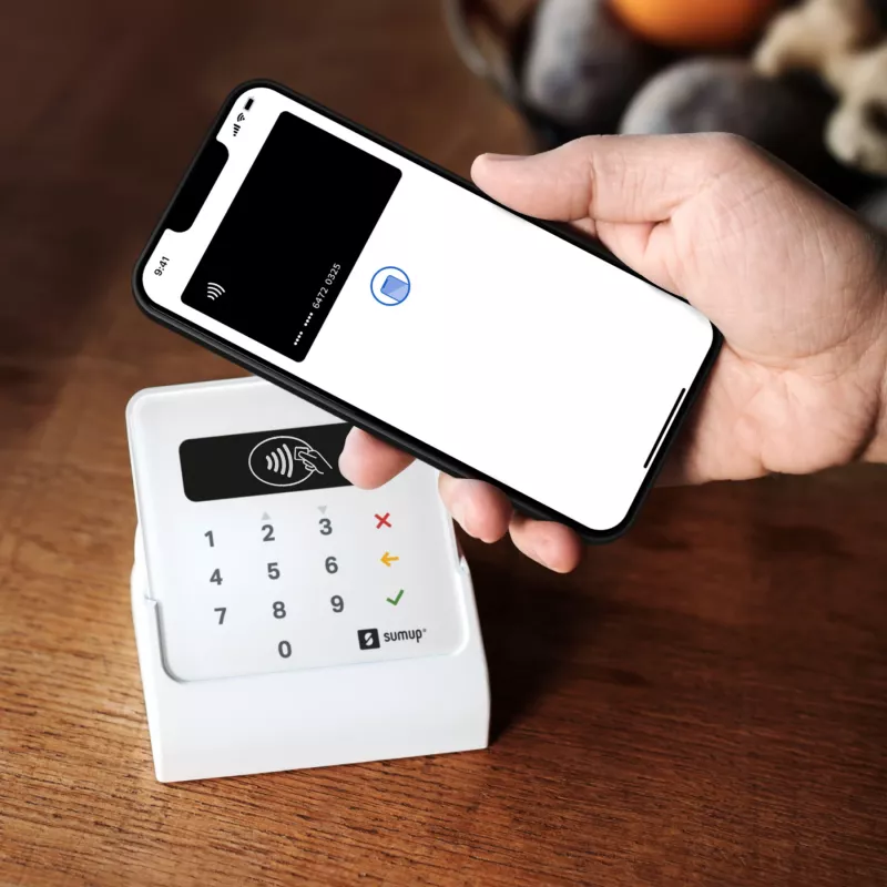 SumUp Air a nabíjacia stanica, Bluetooth, NFC, 1 m, biela, 141 g
