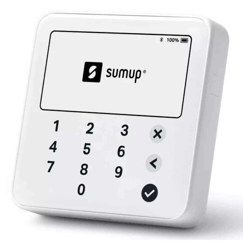 SumUp Solo Lite inteligentná čítačka kariet batéria Bluetooth biela