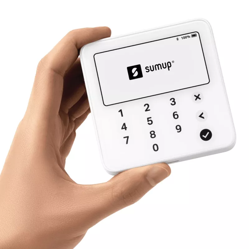 SumUp Solo Lite inteligentná čítačka kariet batéria Bluetooth biela