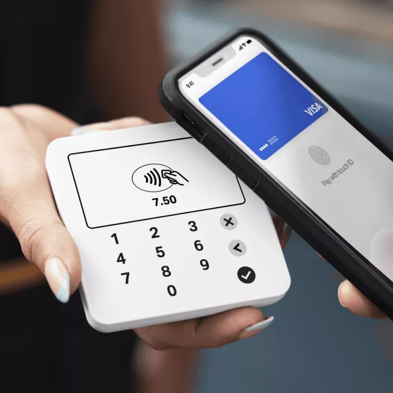 SumUp Solo Lite inteligentná čítačka kariet batéria Bluetooth biela