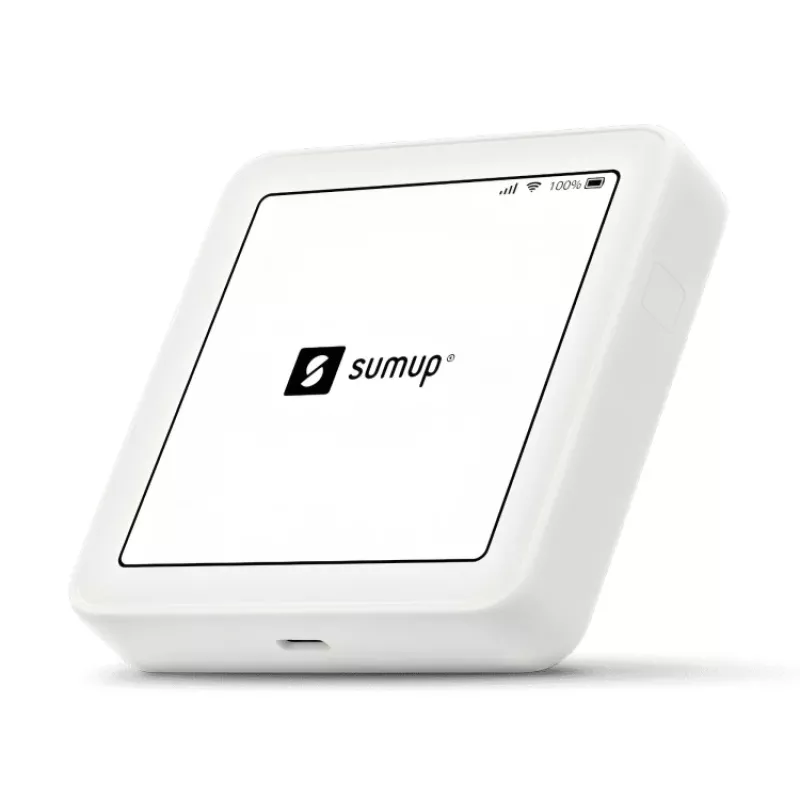 SumUp Solo čítačka smart kariet batéria Wi-Fi biela