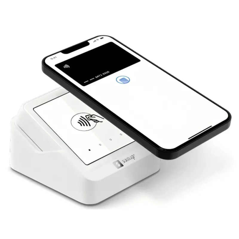 SumUp Solo čítačka smart kariet batéria Wi-Fi biela