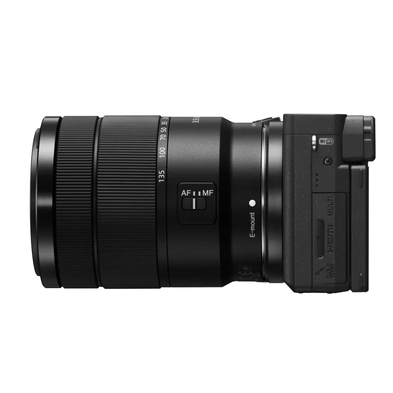 Sony α 6400 + SEL18135 MILC 24,2 MP CMOS 6000 x 4000 pixelov čierny