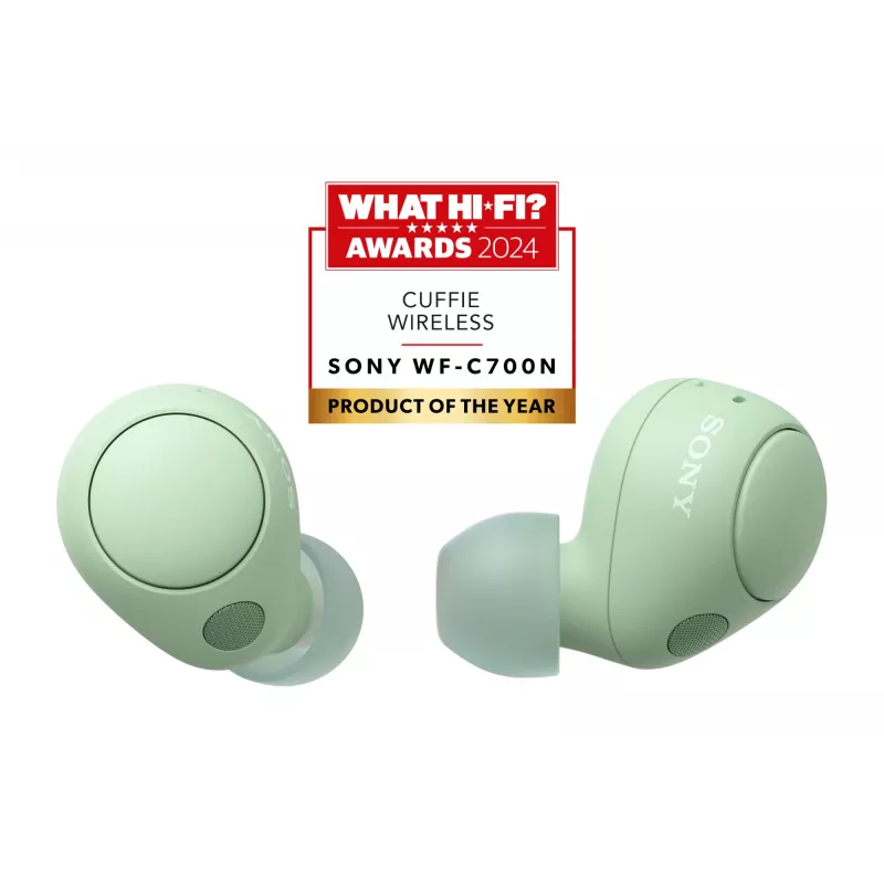 Sony WF-C700N headset True Wireless Stereo (TWS) in-ear hovory/hudba Bluetooth zelený