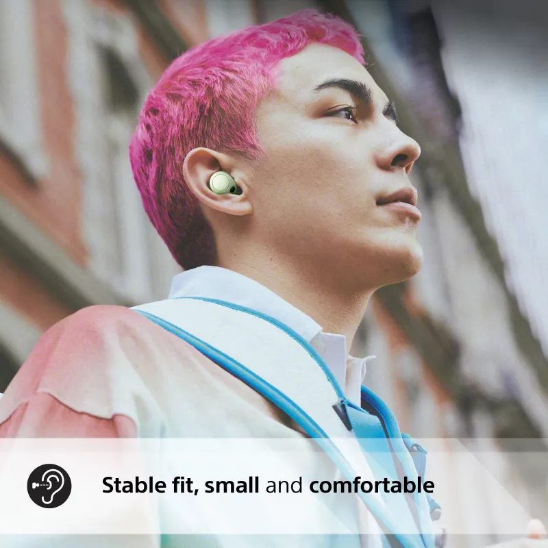Sony WF-C700N headset True Wireless Stereo (TWS) in-ear hovory/hudba Bluetooth zelený