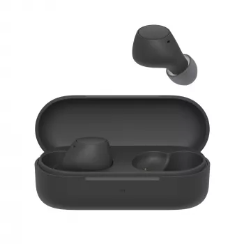 Headset Sony WF-C510 In-Ear True Wireless slúchadlá, Bluetooth 5.3, IPX4, 6 mm meniče, 22 h batéria (s nabíjacím puzdrom) — čierna