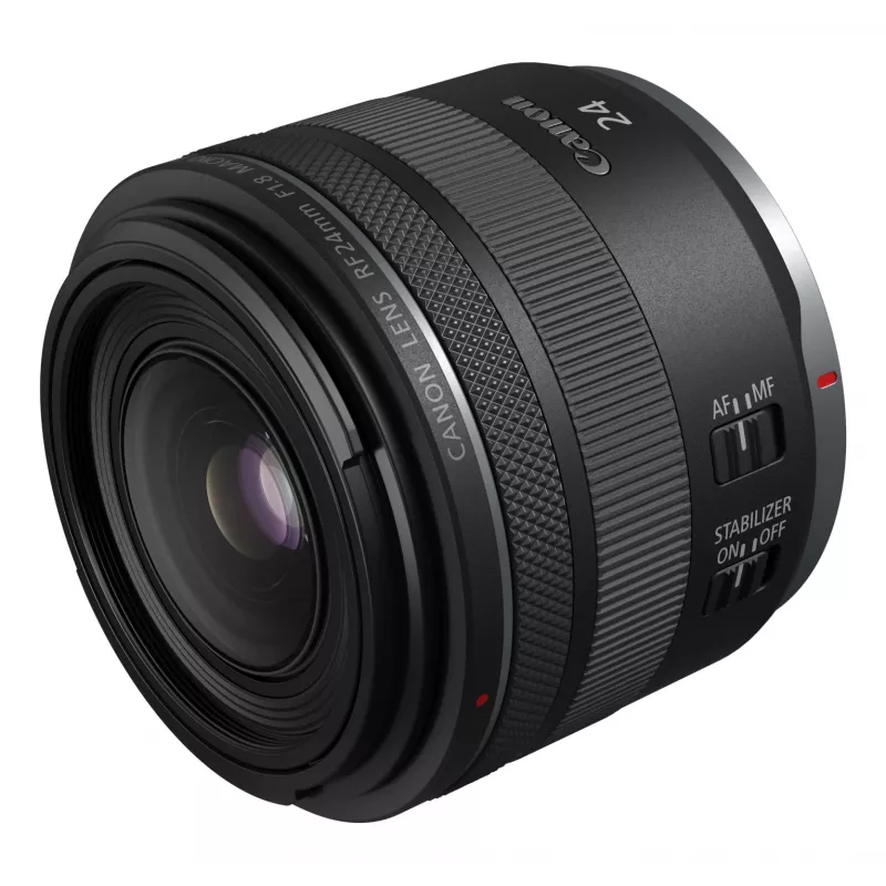 Canon Wide-Angle RF 24 mm F1.8 Macro IS STM objektív fotoaparátu, čierny