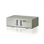 ATEN 2-portový USB VGA KVM s audiom (KVM kábel súčasťou), 2048 x 1536 pixelov, QXGA, 0,142 W, sivá